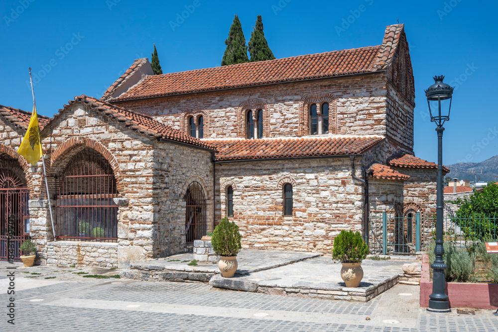 Street and building at town of Arta, Epirus, Greece Street and building at town of Arta, Epirus, Greece