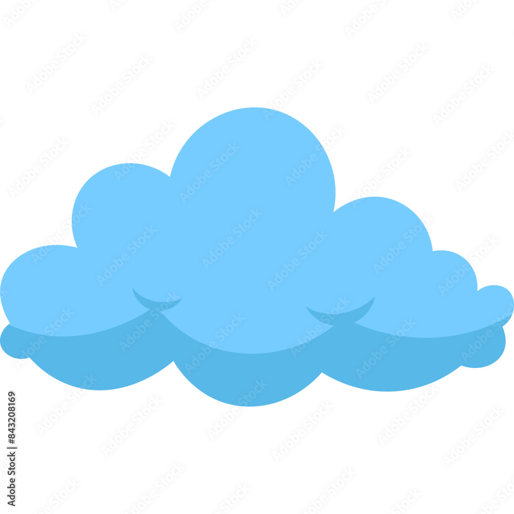 Single Cartoon Cloud Single Cartoon Cloud