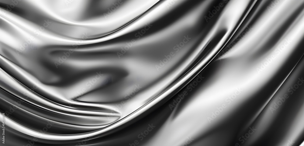 Elegant Metallic Background with Smooth Shadows Elegant Metallic Background with Smooth Shadows