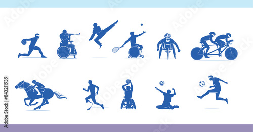 Paralympic games competitions of athletes with disabilities 