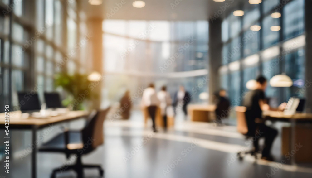 Blurred modern office building background with soft, bright lighting. Enhanced for dramatic effect Blurred modern office building background with soft, bright lighting. Enhanced for dramatic effect