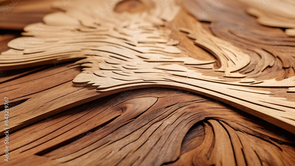 Fototapeta premium Sustainable Wood Grain Textures for Green Design Elements