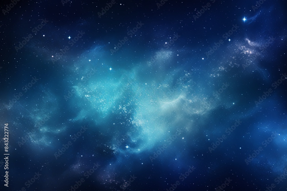 Naklejka premium Space, star, galaxy, nebula, sky, universe, night, stars, light, astronomy, cosmos, science, deep