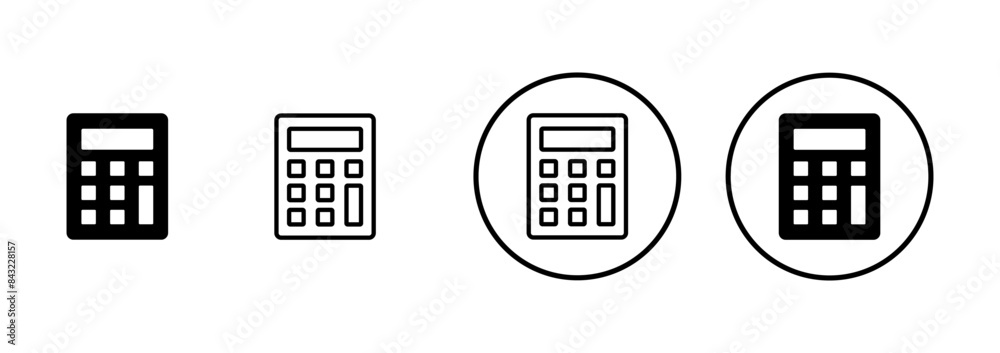Calculator icon vector isolated on white background. Calculator vector icon. Accounting icon Calculator icon vector isolated on white background. Calculator vector icon. Accounting icon