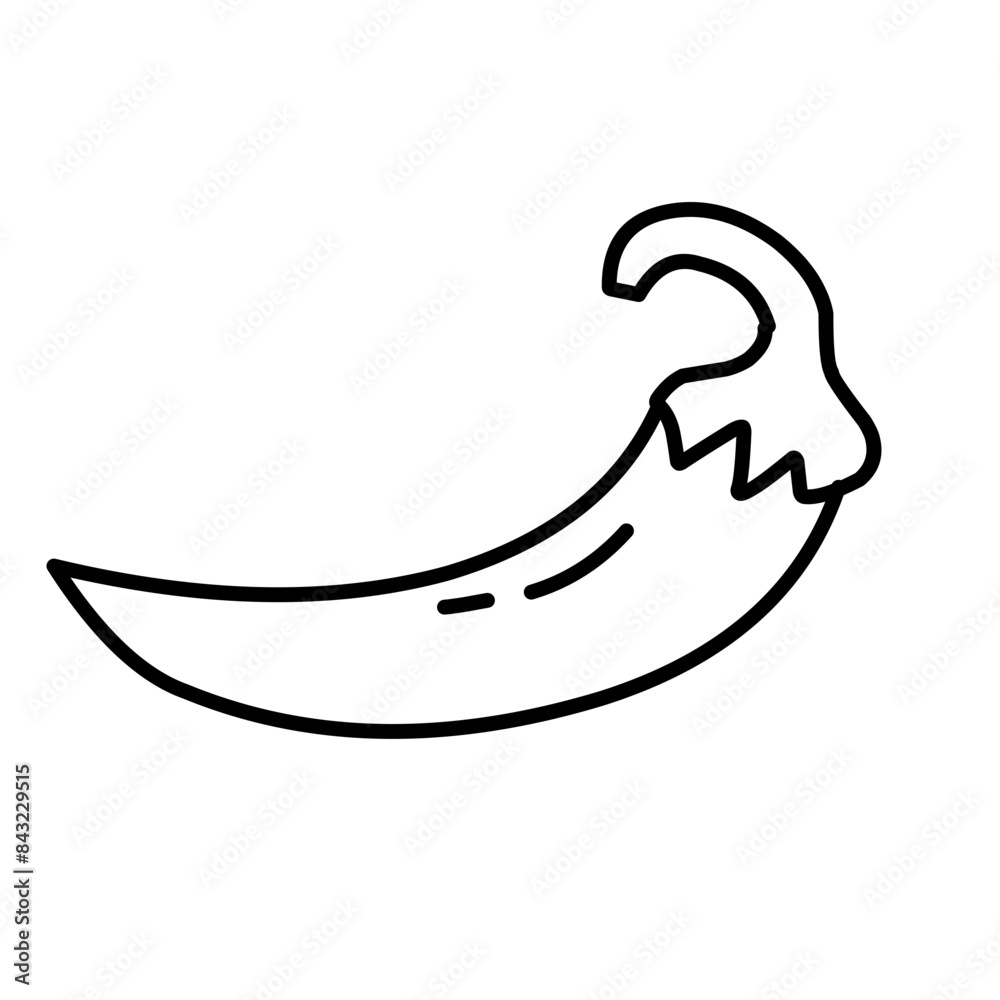 Fototapeta premium hand drawn vegetable doodles