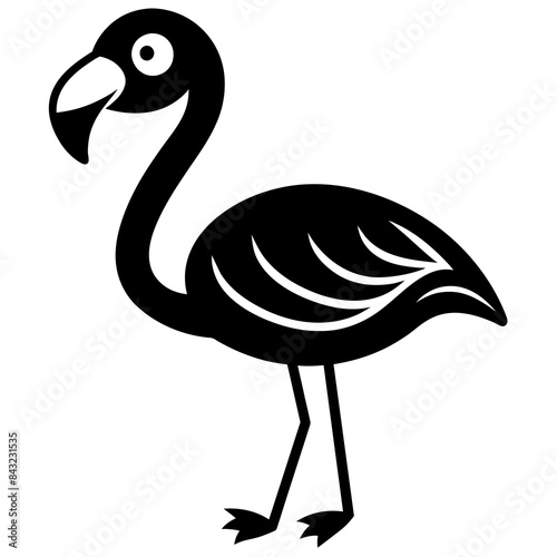 illustration of a flamingo