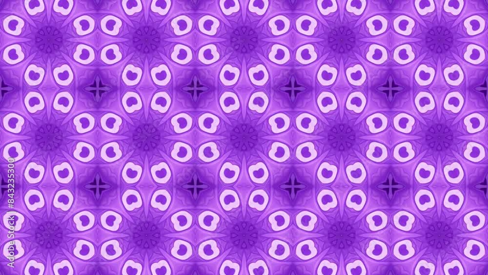 Abstract Kaleidoscope Background. Motion Graphics Pattern. audiovisual vj seamless loop.