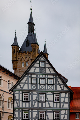 Half Timbering Building In Bad Wimpfen, Baden-Württemberg, Germany