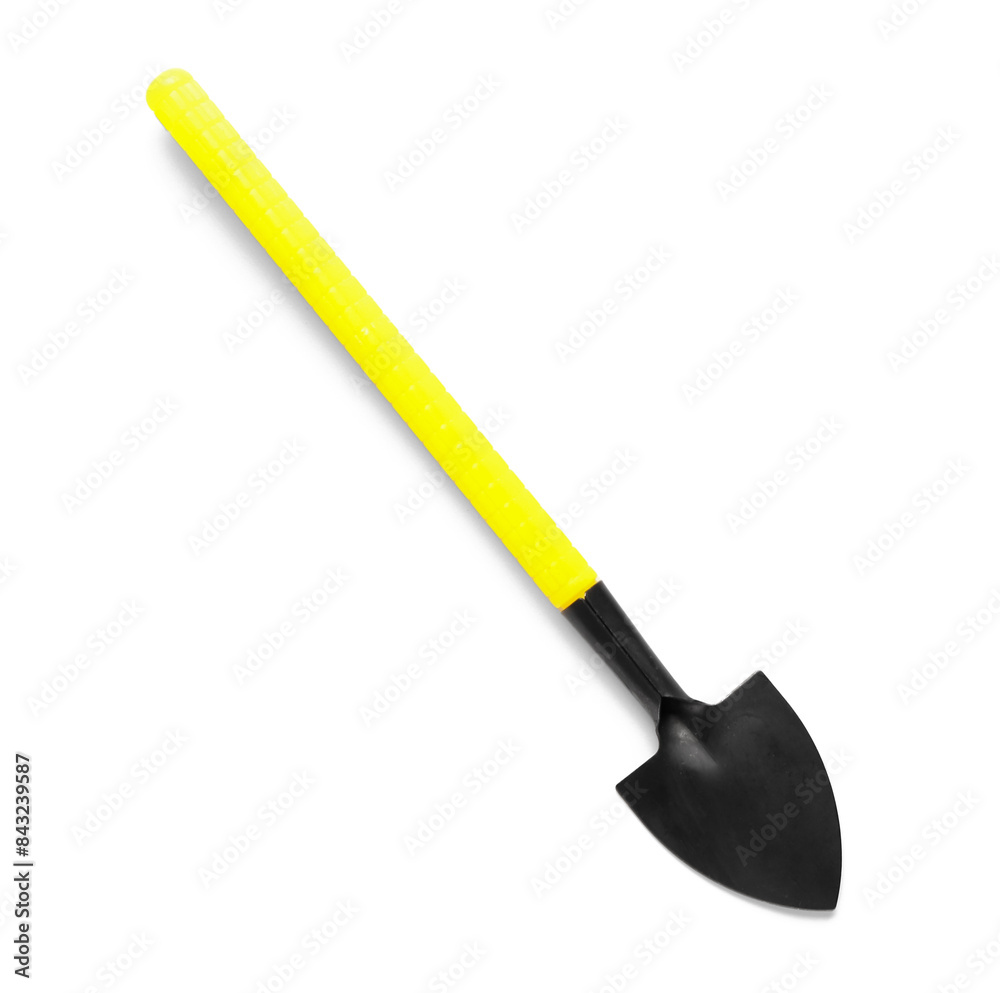 Shovel on white background. Gardening tools Shovel on white background. Gardening tools