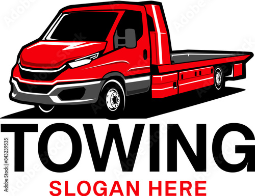 truck towing logo
