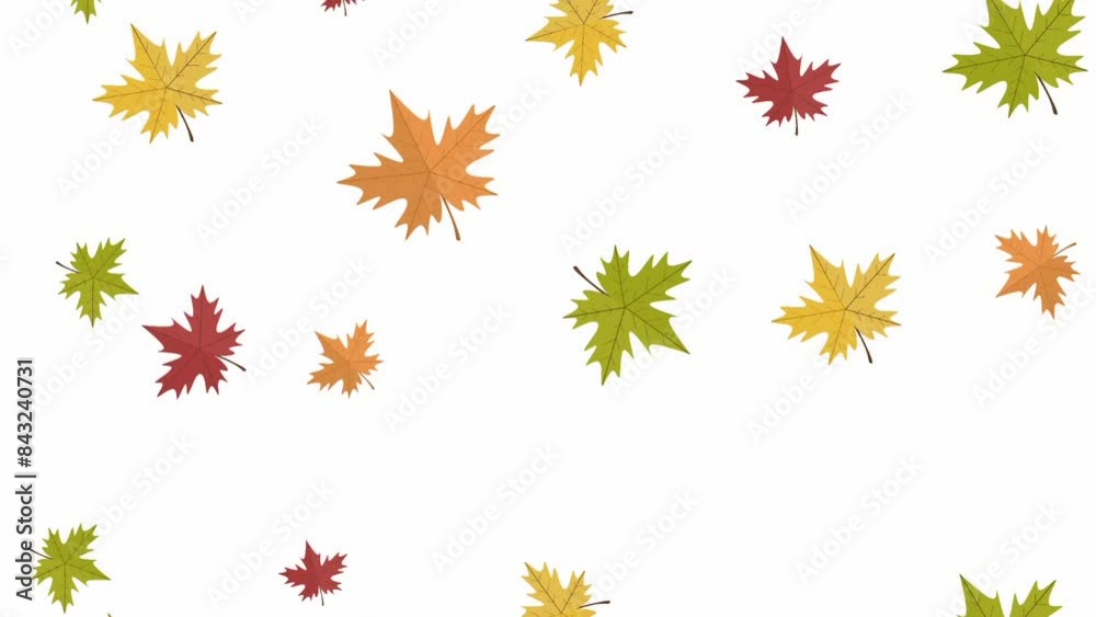 autumn leaves background, falling leaves animation autumn leaves background, falling leaves animation