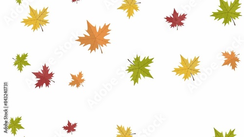 Wallpaper Mural autumn leaves background, falling leaves animation Torontodigital.ca