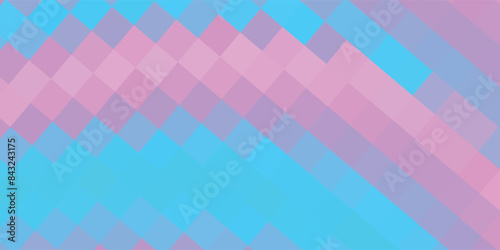 Light Pink, Blue vector abstract textured polygonal background. Blurry rectangular design. The pattern with repeating rectangles can be used for background.