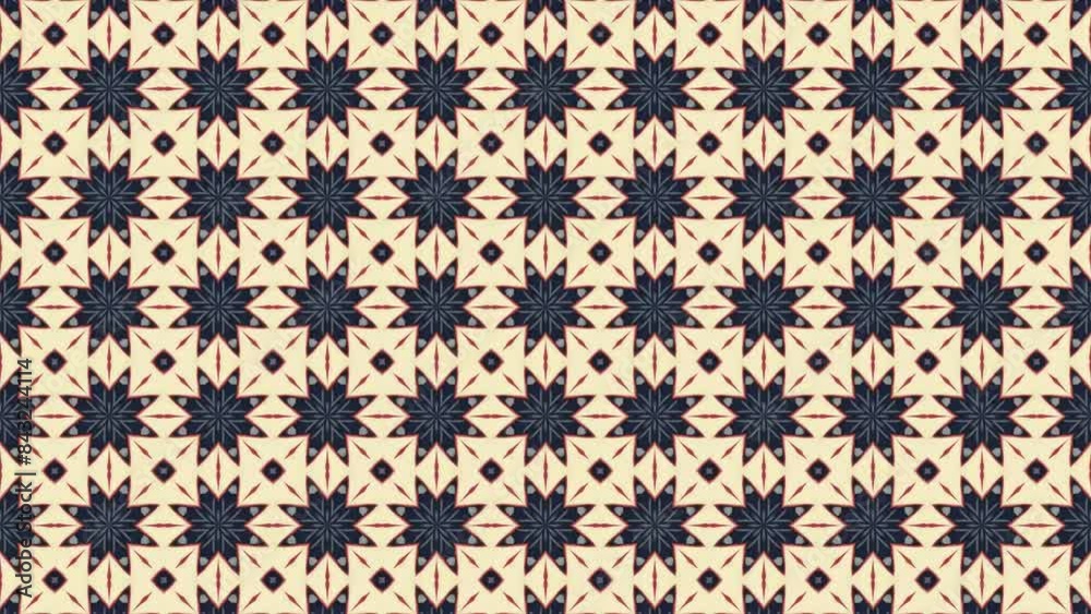 4k abstract looped background. Kaleidoscope seamless looped sequence patterns multicolored motion graphics background.
