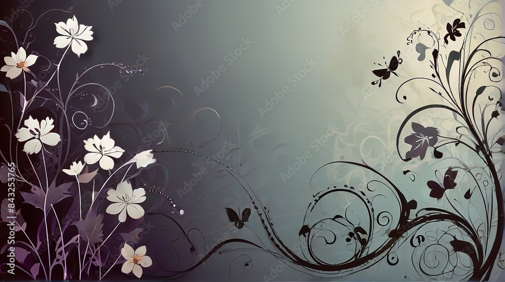 Entwined Harmony - A Symphony of Botanical Shapes