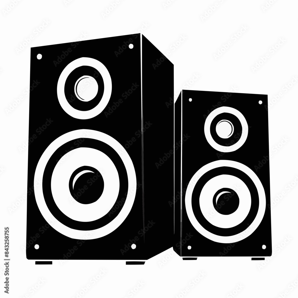 speaker isolated on white background speaker isolated on white background