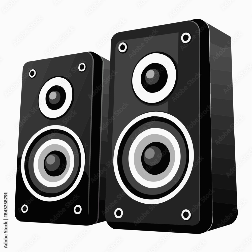 speaker isolated on white background speaker isolated on white background