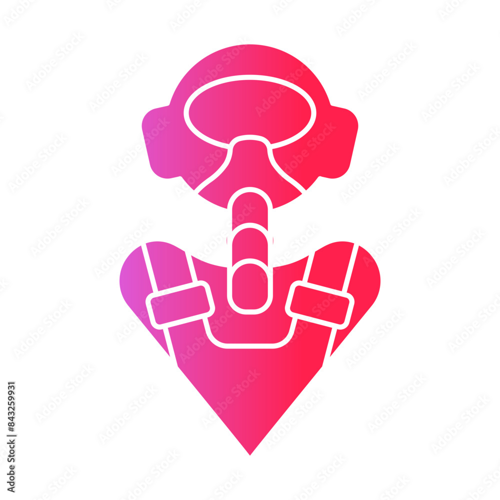 Air Force Pilot Avatar Gradient Flat Air Force Pilot Avatar Gradient Flat