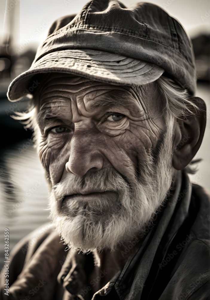 portrait of a fisherman portrait of a fisherman