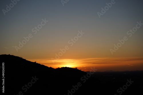 Sunset on Desert Mountain