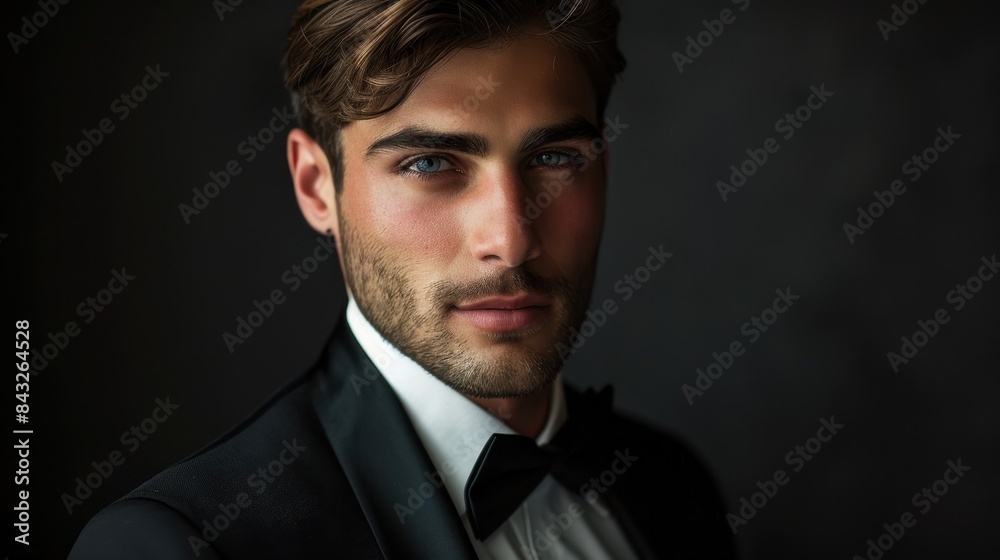 Handsome man in formal attire Handsome man in formal attire