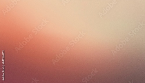 "Soothing Serenity: Soft Grainy Texture on Beige and Pink Gradient - Subtle Bronze Accents"