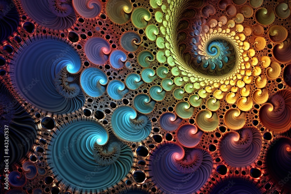 Choose a Fractal Algorithm: Decide on a fractal algorithm to generate the pattern. Choose a Fractal Algorithm: Decide on a fractal algorithm to generate the pattern.
