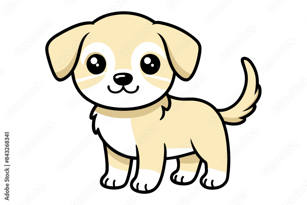 cute baby dog different style vector illustration line art cute baby dog different style vector illustration line art