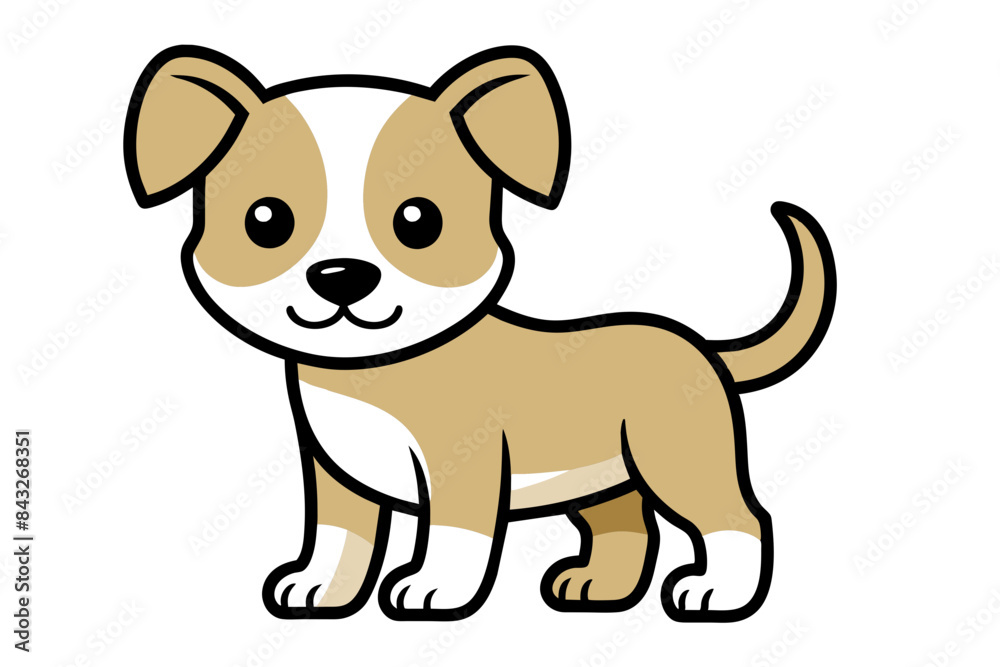 cute baby dog different style vector illustration line art cute baby dog different style vector illustration line art