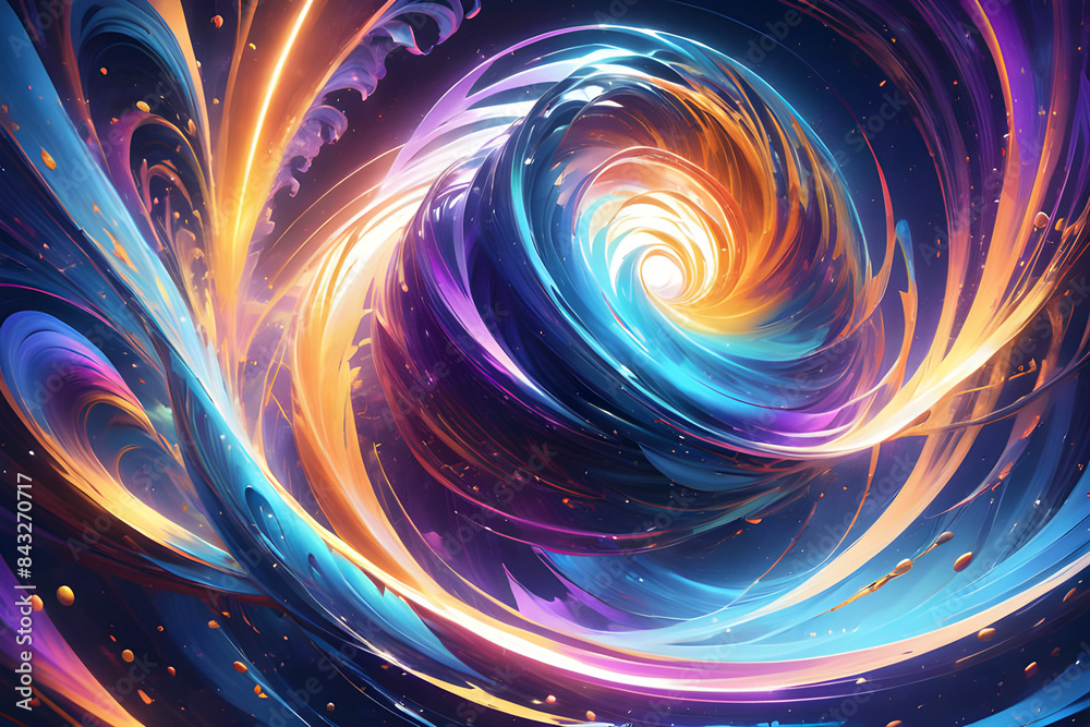 Abstract colorful background that looks rotating Abstract colorful background that looks rotating