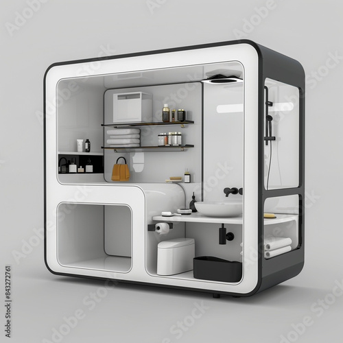 Modular Reconfigurable Bathroom: Versatile Solutions for Every Space photo