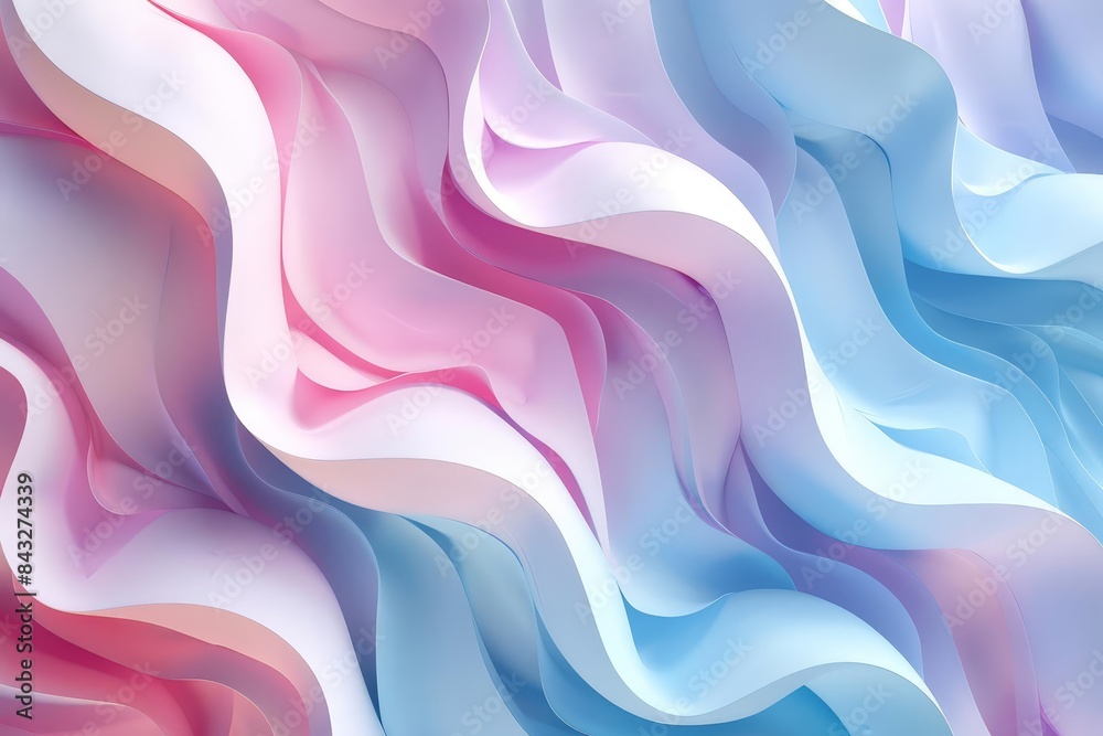 Obraz premium Banners icon 3d blender pastel color Abstract background with light colour palette