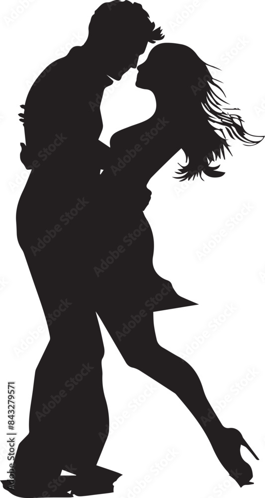 silhouette of a couple silhouette of a couple