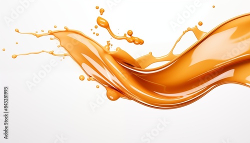 brown sauce liquid splash