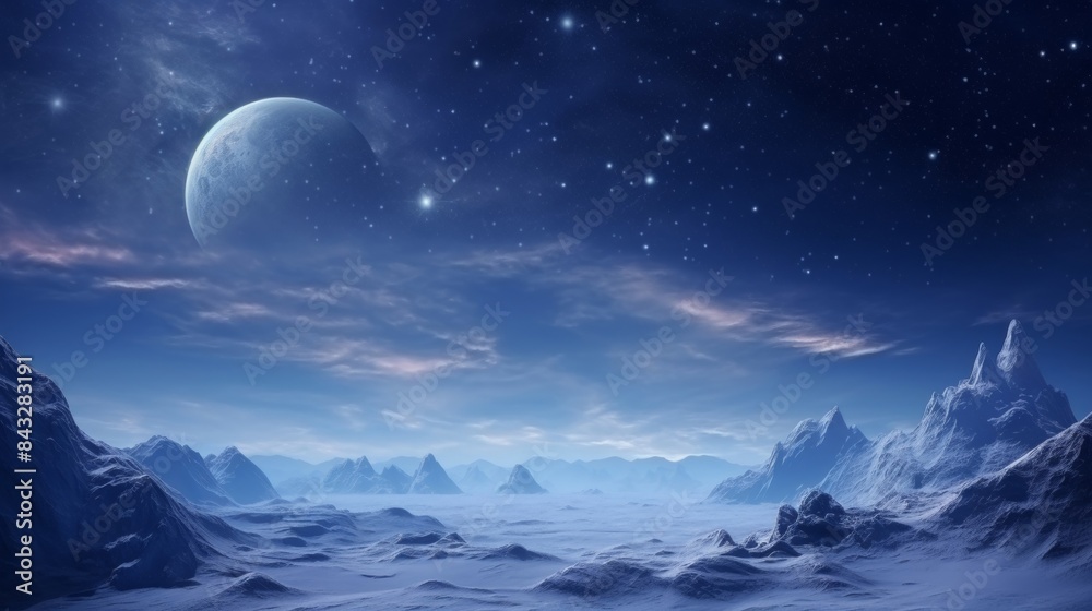 alien space background moon clouds dreamy fantasy. alien space background moon clouds dreamy fantasy.