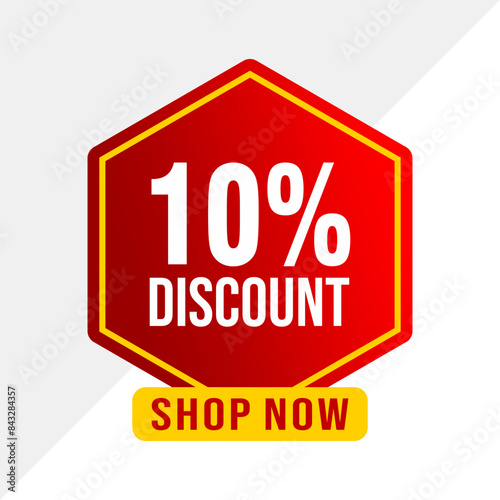 Professional 10% Discount Graphic – Perfect for Branding