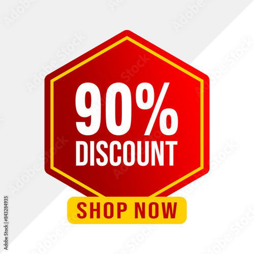 Professional 90% Discount Graphic – Perfect for Branding