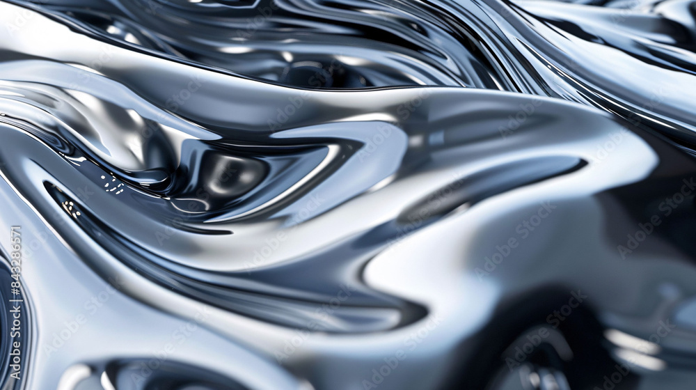 Dynamic fluid color gradient background, abstract KV main visual business PPT background