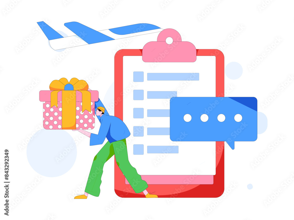 Invite friends to conduct questionnaire flat vector concept operation hand drawn illustration
Invite friends to conduct questionnaire flat vector concept operation hand drawn illustration