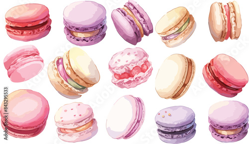 macaroon clipart vector for graphic resources	