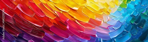 An LGBTQ nonprofit using cloud technology to manage donor data, Philanthropic, Bright colors, Digital painting, Efficient organization photo