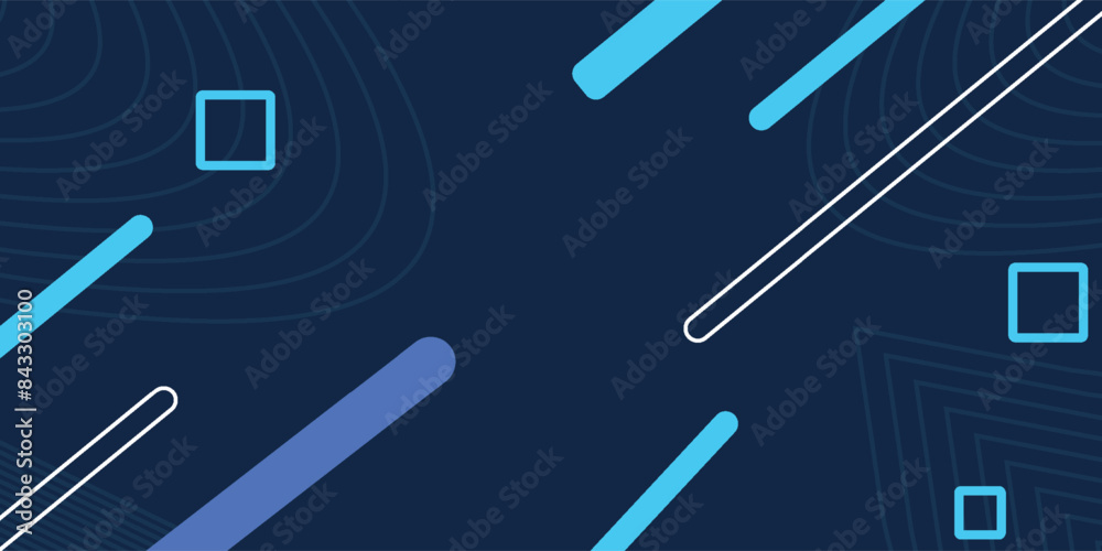 Abstract luxury glowing lines curved overlapping on dark blue background. Template premium award design. Vector illustration