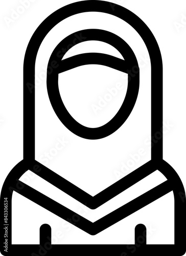 muslimah woman icon