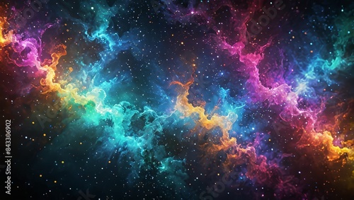Cosmic Nebula Background © Narongsag