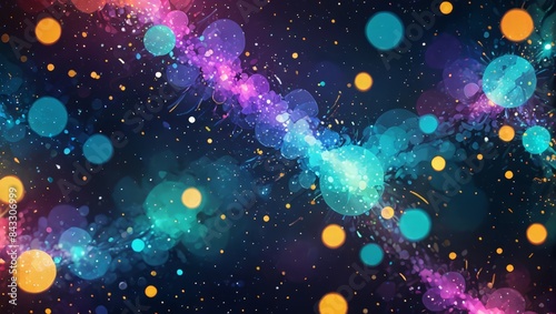 Wallpaper Mural Abstract Colorful Bokeh Background Torontodigital.ca