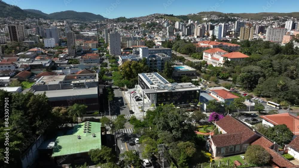 Vista aérea da cidade de Poços de Caldas - Minas Gerais - Brasil Vista aérea da cidade de Poços de Caldas - Minas Gerais - Brasil
