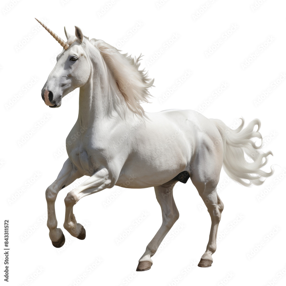 Unicorn isolated on transparent or white background Unicorn isolated on transparent or white background