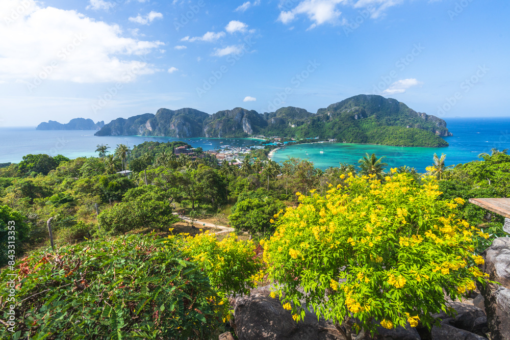 tropical island ko phi phi in thailand