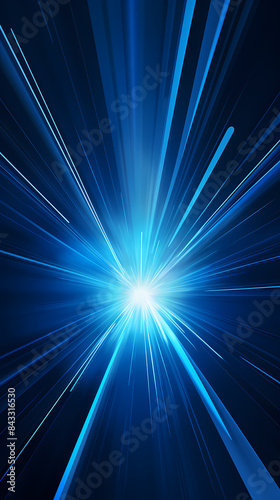 Blue light, starburst effect