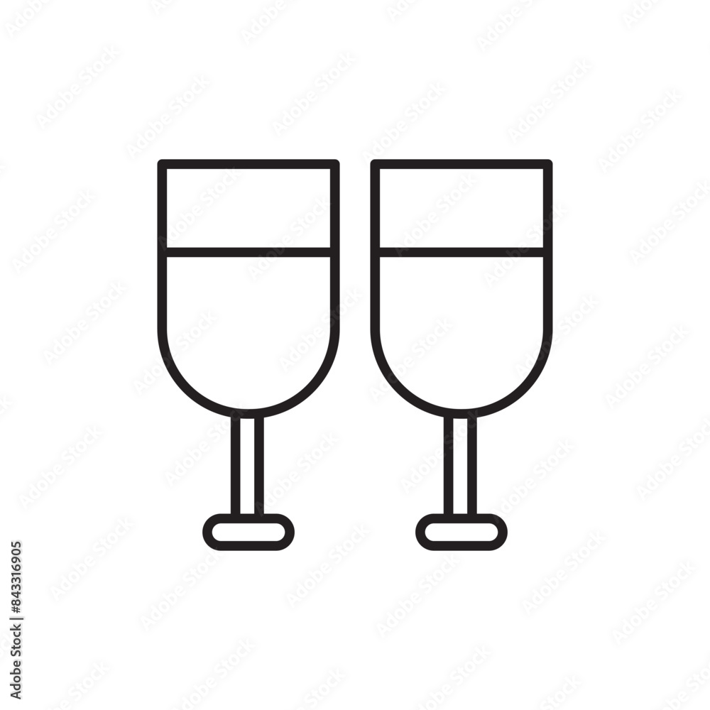 Wine icon design with white background stock illustration Wine icon design with white background stock illustration